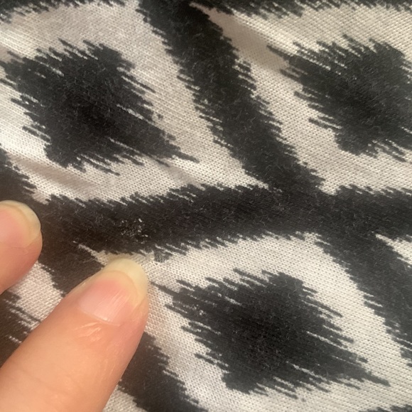 Black and white diamond pattern harem pants - Picture 7 of 8